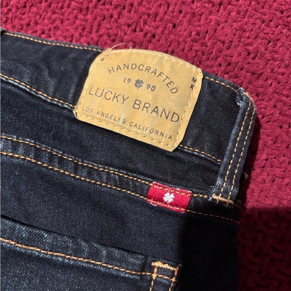 Lucky Brand Women's Dark Wash Leyla Skinny Denim Jeans - Picture 4 of 8